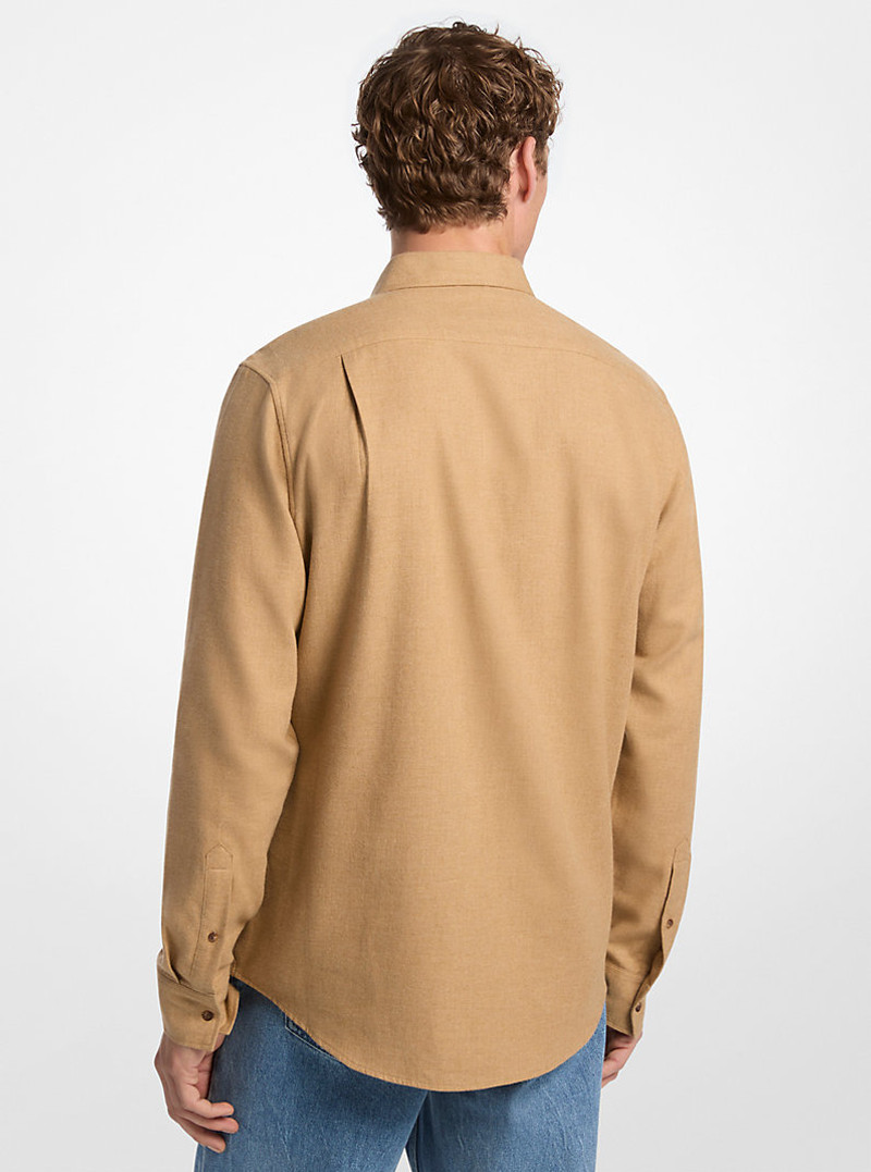 MICHAEL KORS Cotton Flannel Shirt outlook