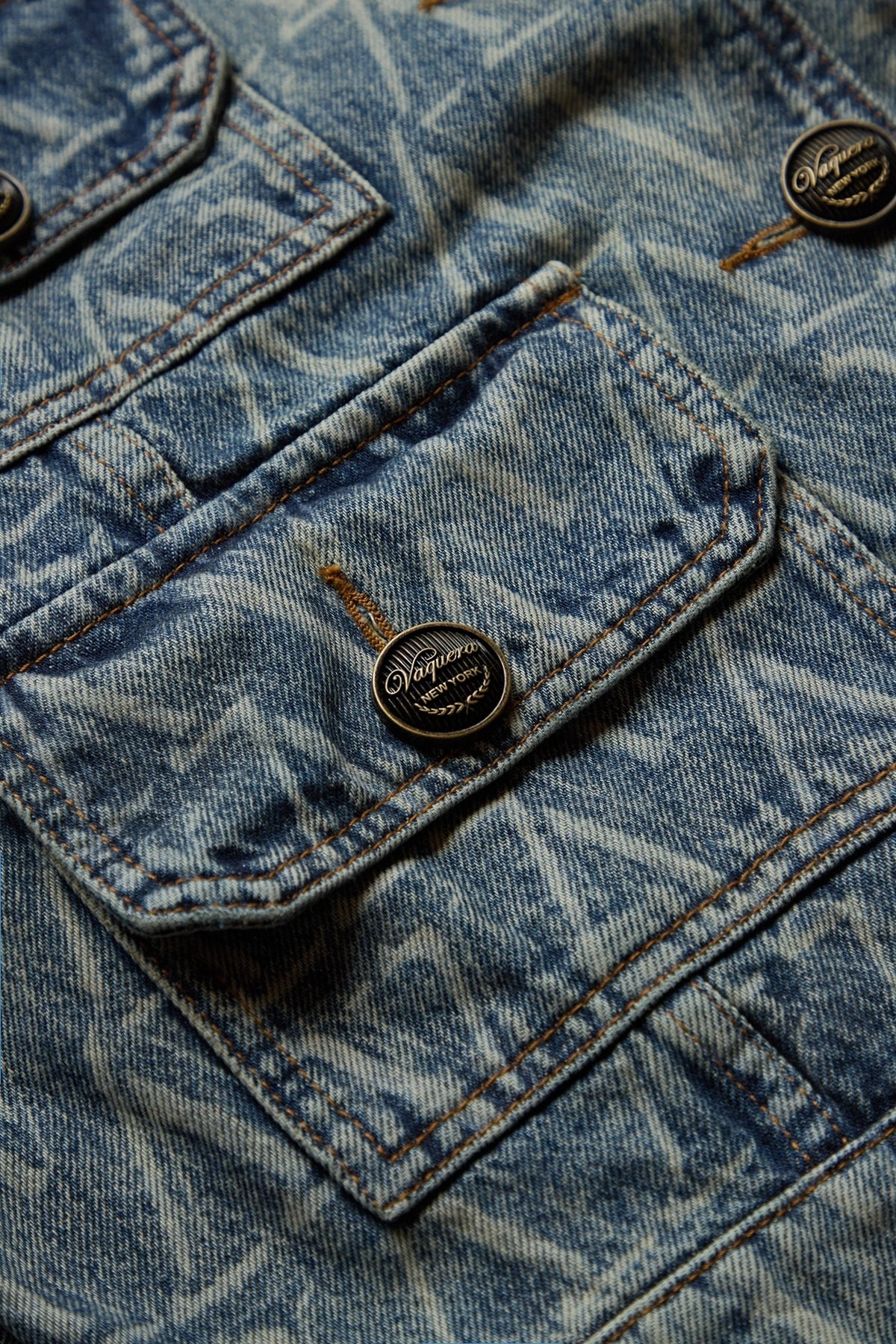 Vaquera Women Denim Jacket Woven Blue - 3