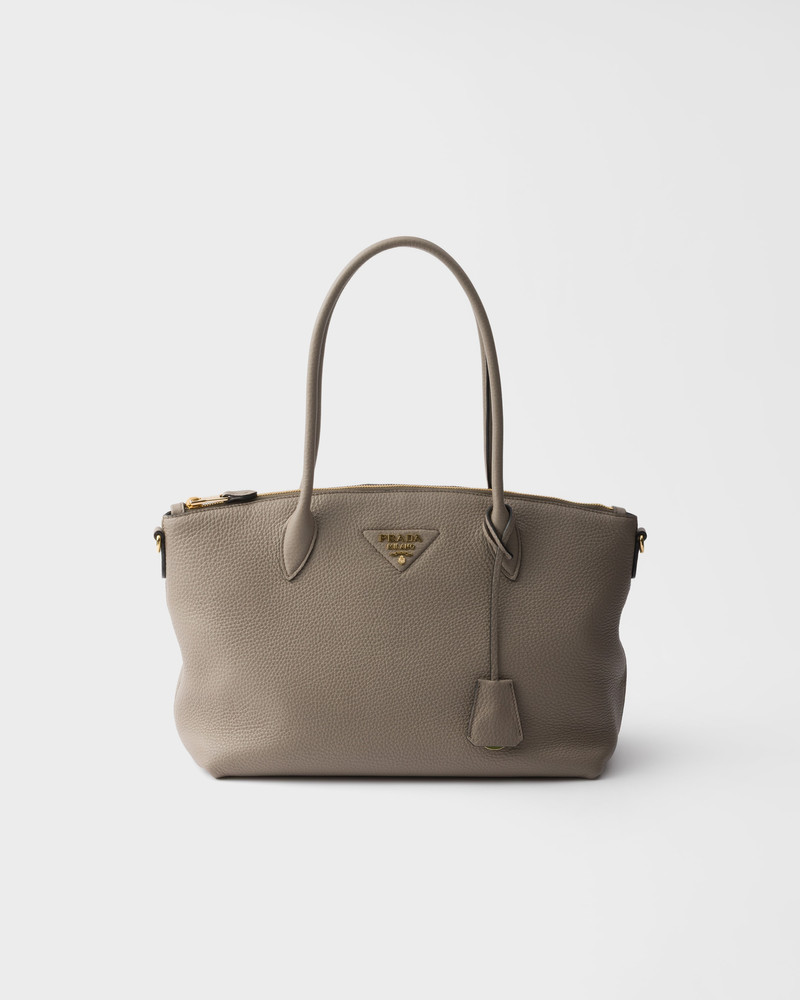 Large leather tote bag 1