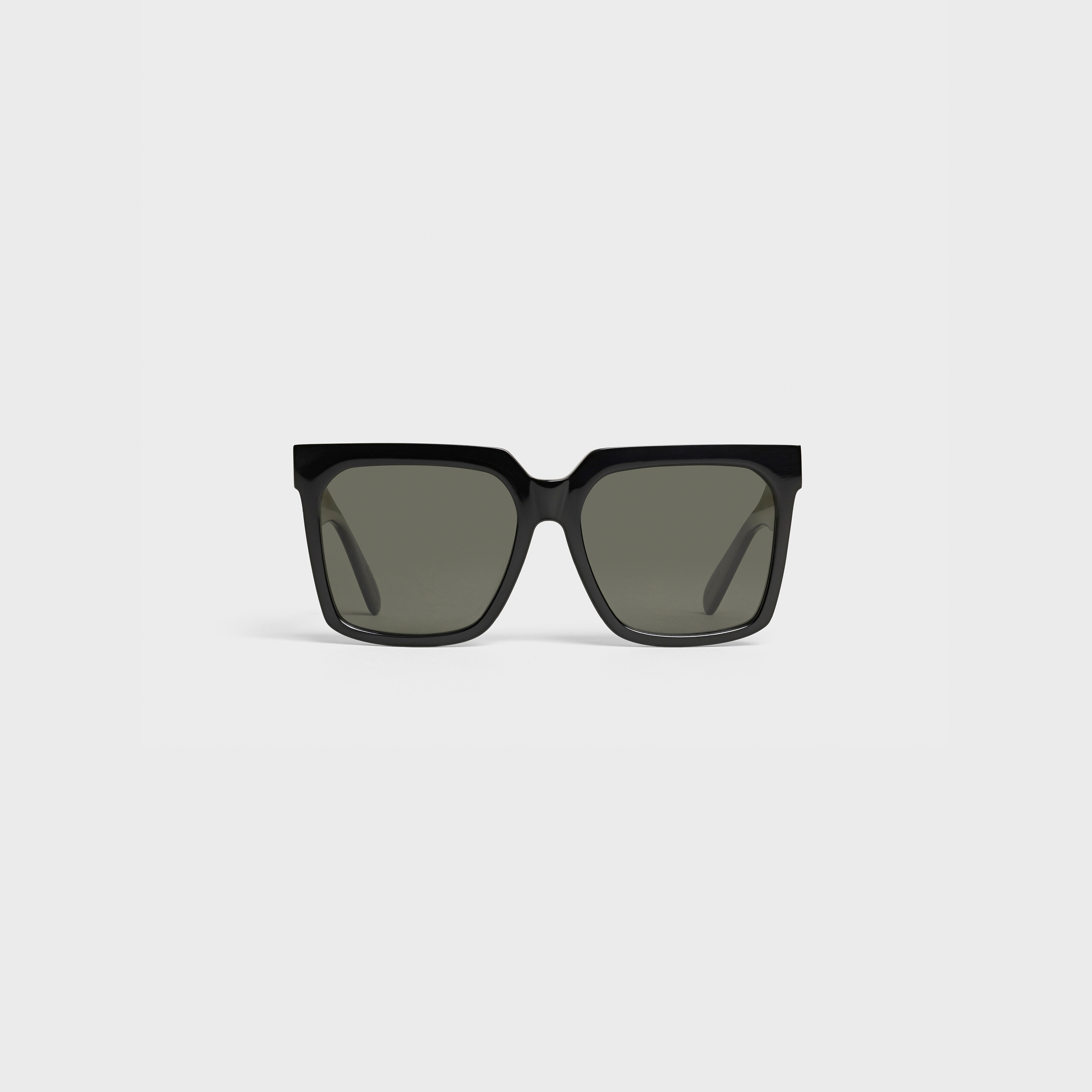 Oversized S055 Sunglasses in Acetate with Polarized Lenses - 1