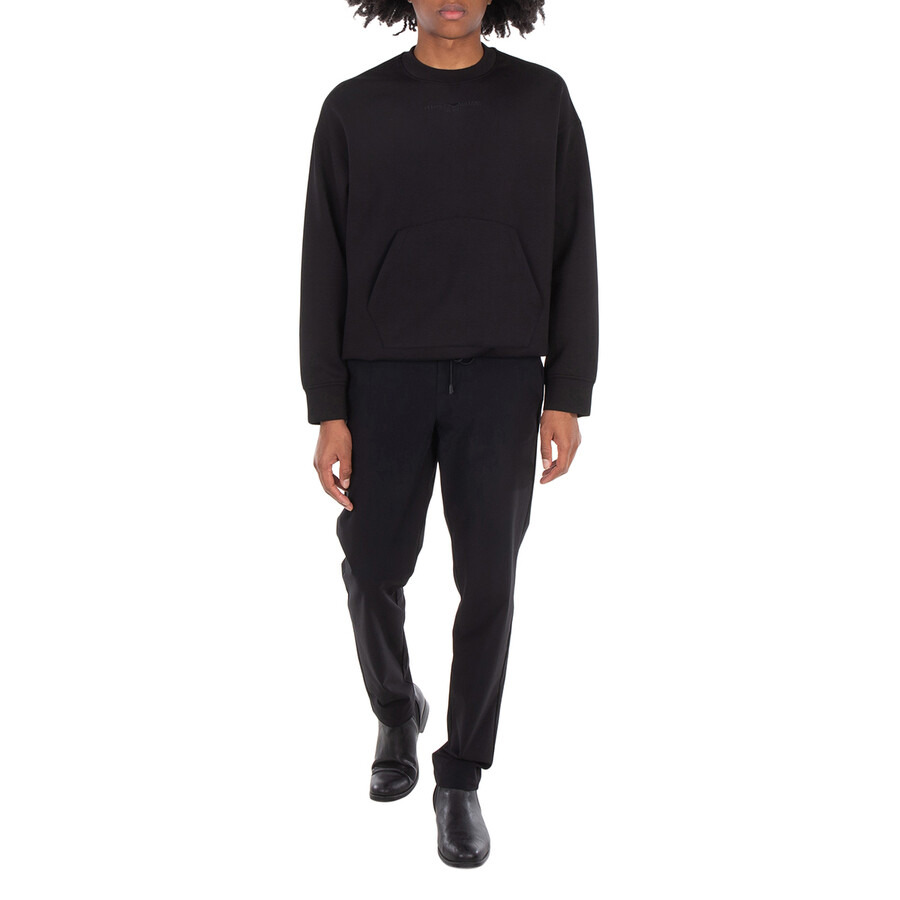 Emporio Armani Logo-Embroidered Crew Neck Sweatshirt - 5