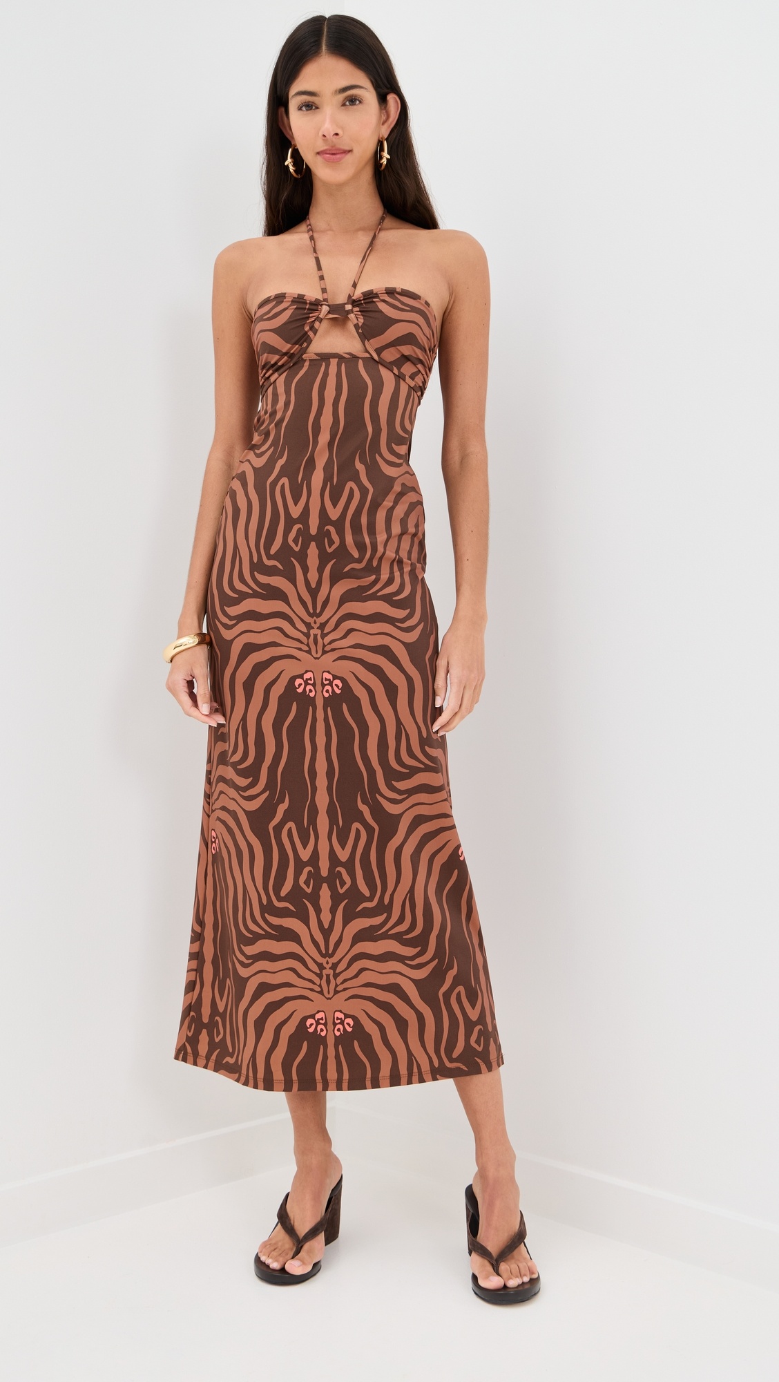 Jungle Palms Midi Dress - 2