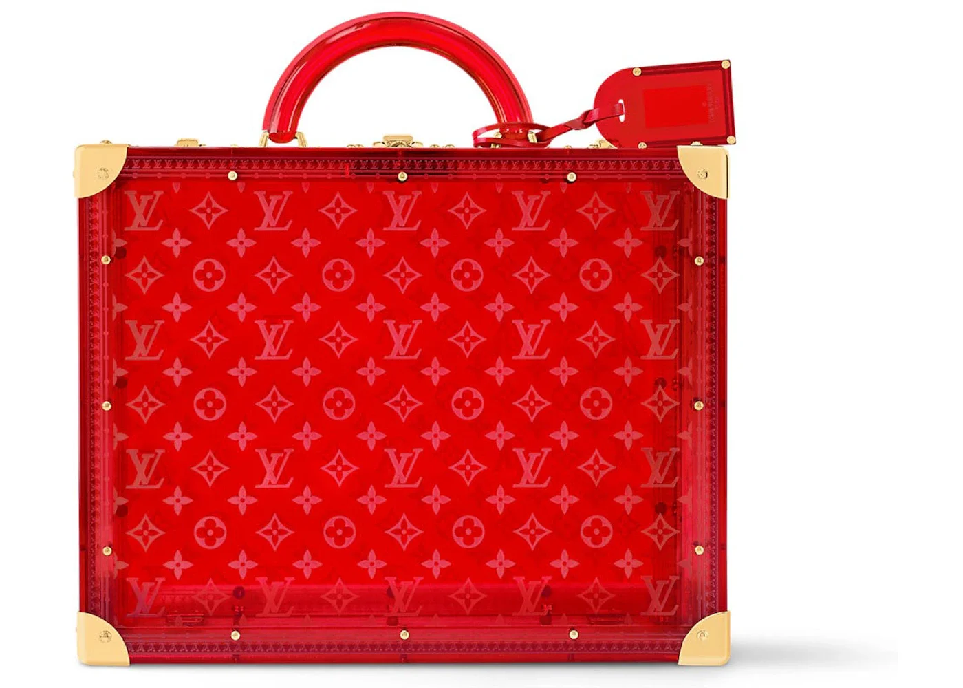 Louis Vuitton Cotteville Lunettes Seethrough Red Seethrough Red - 1