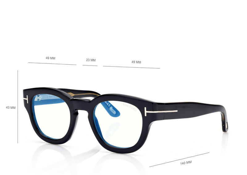 ICON BLUE BLOCK ROUND OPTICALS 4