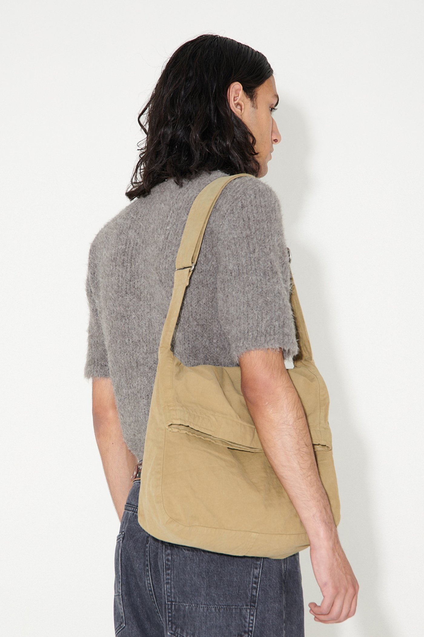 Sling Bag Washed Khaki - 4