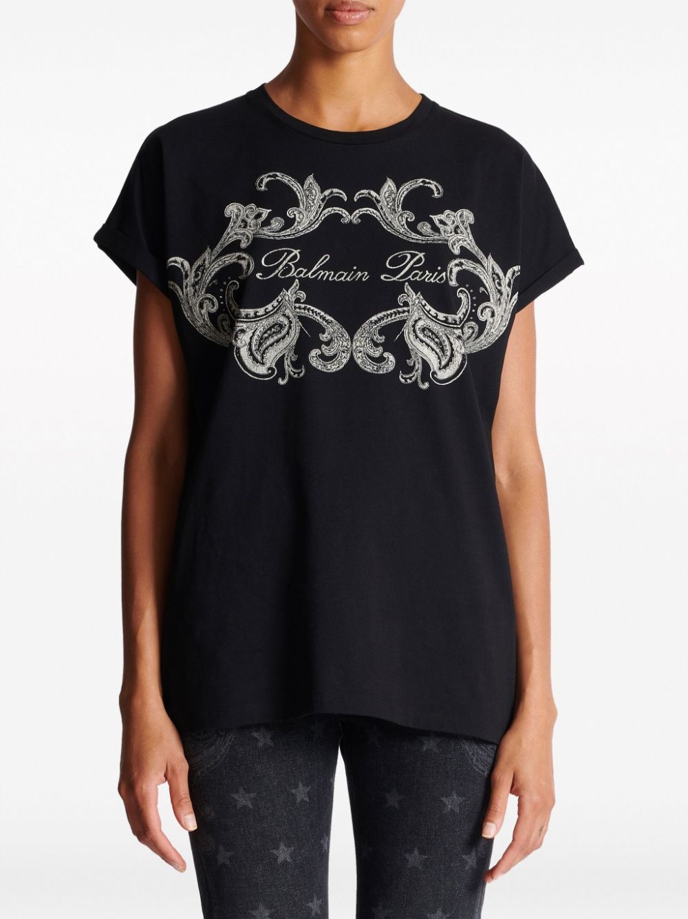 logo-print cotton T-shirt - 5