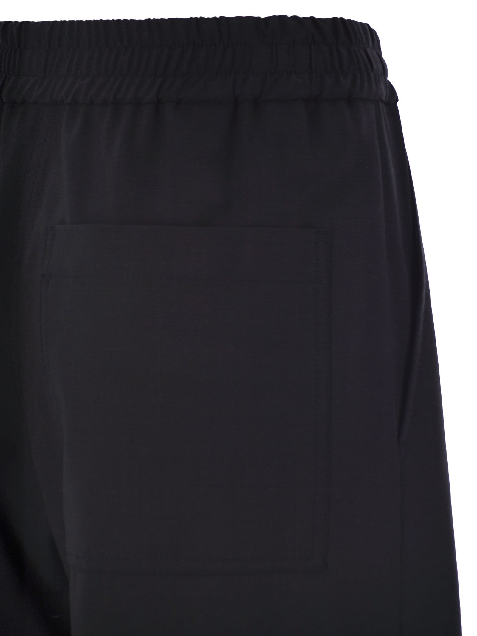 Brunello Cucinelli Women Tropical Luxury Wool Loose Trousers - 4