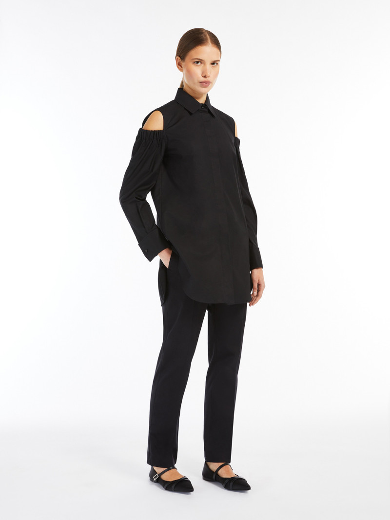 Max Mara RAGNI Stretch poplin shirt outlook