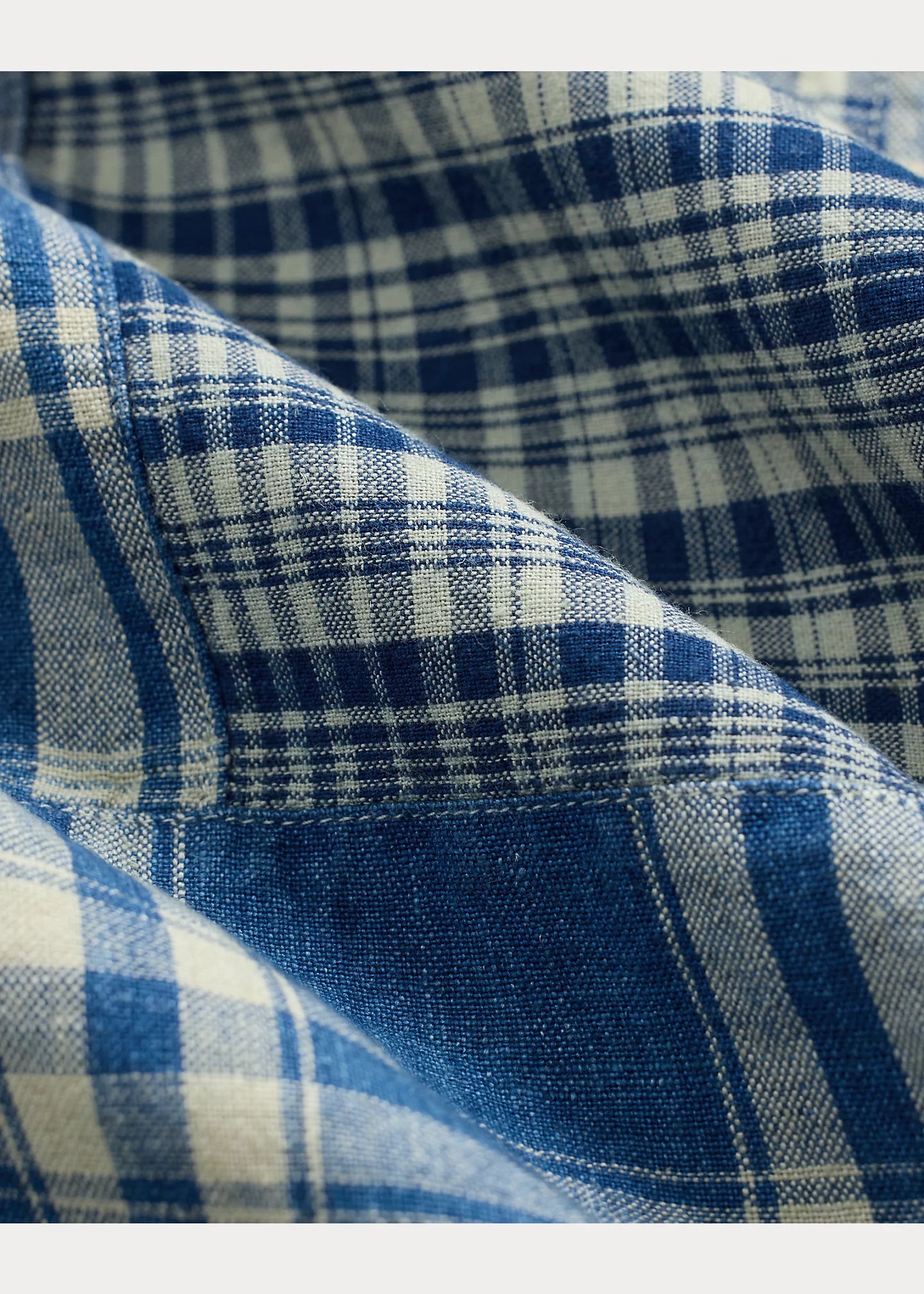 Indigo Patchwork Camp Shirt - 4