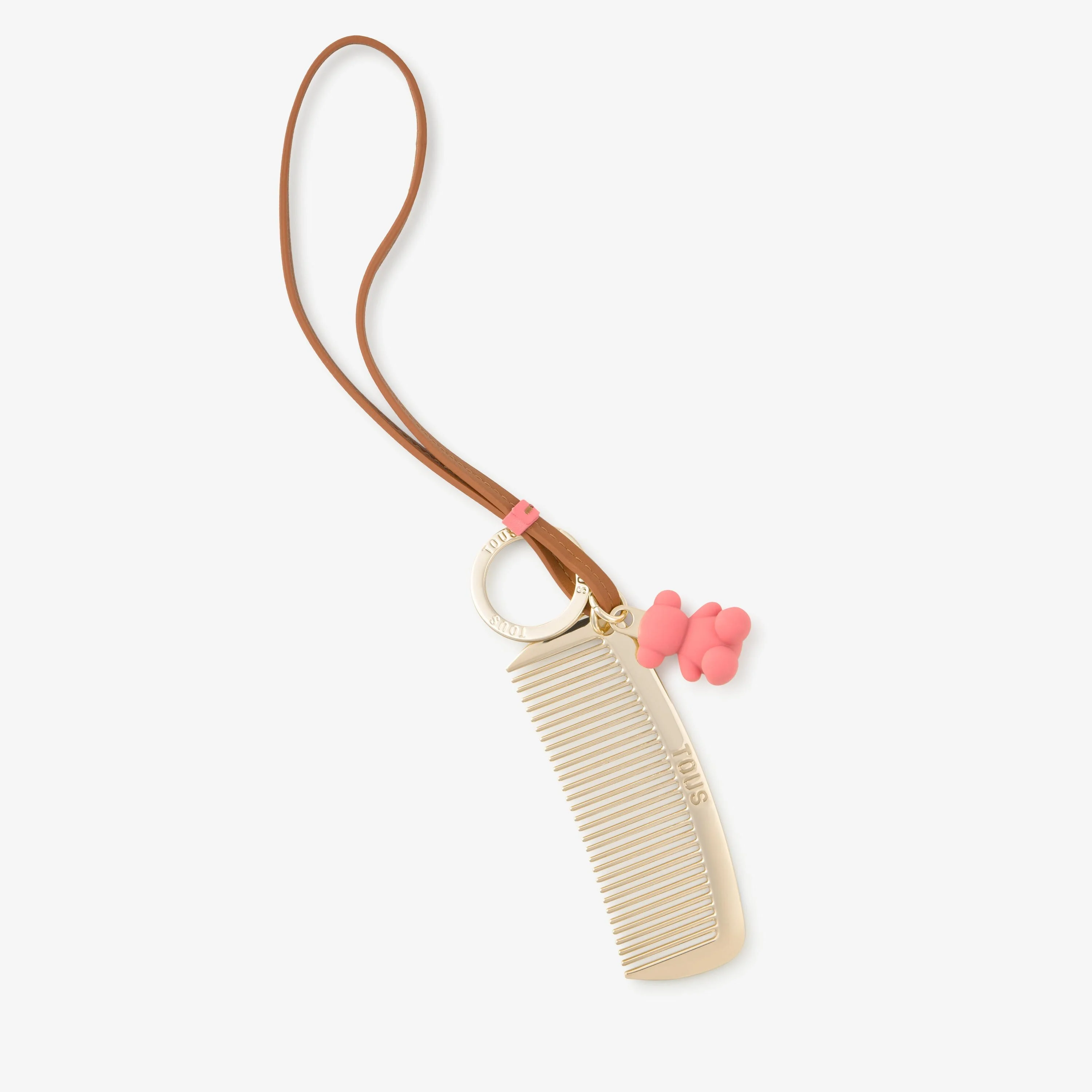 Camel-colored bear and comb Charm TOUS Llaveros - 1