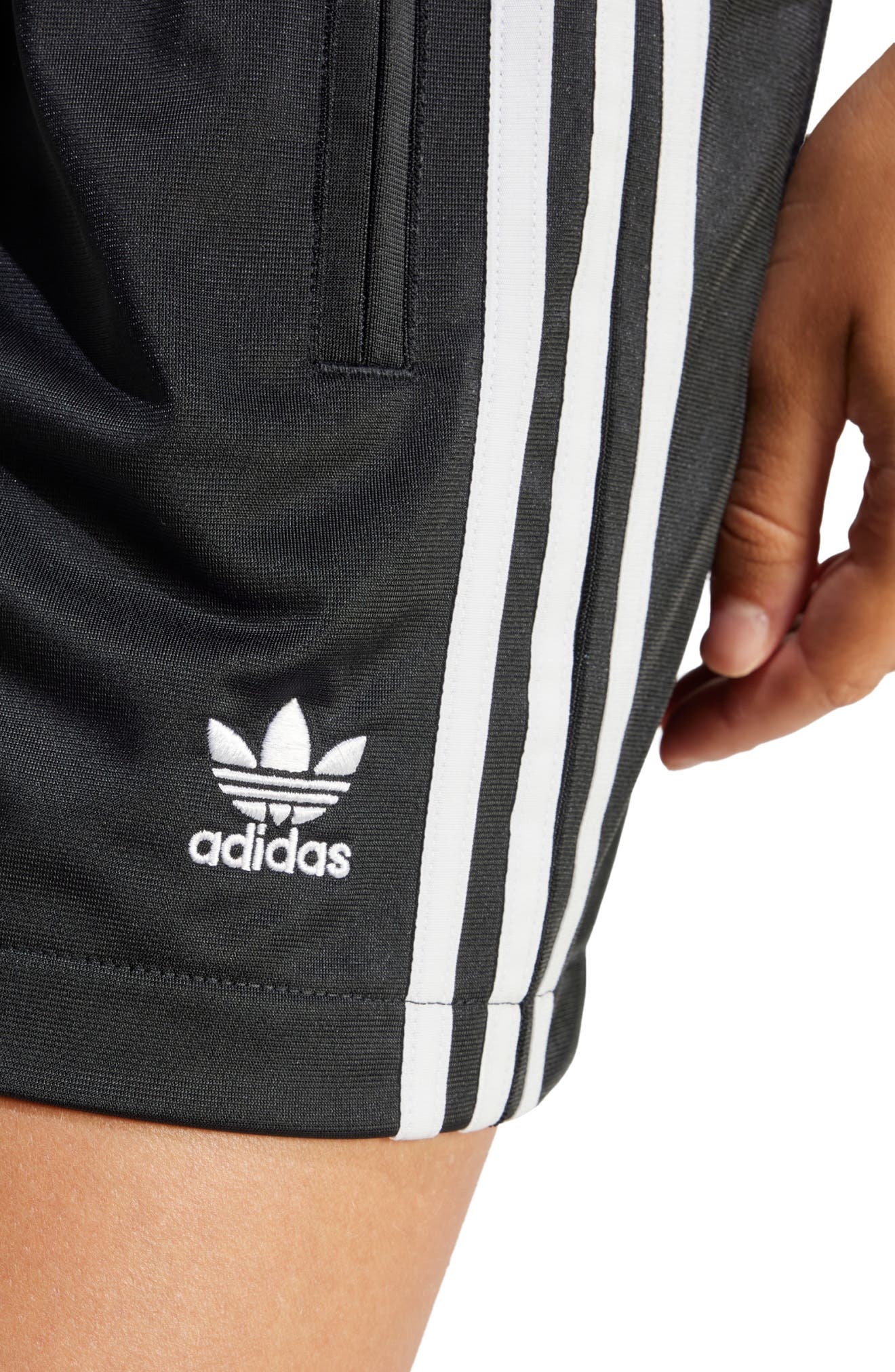 adidas Firebird Recycled Polyester Shorts in Black at Nordstrom - 6
