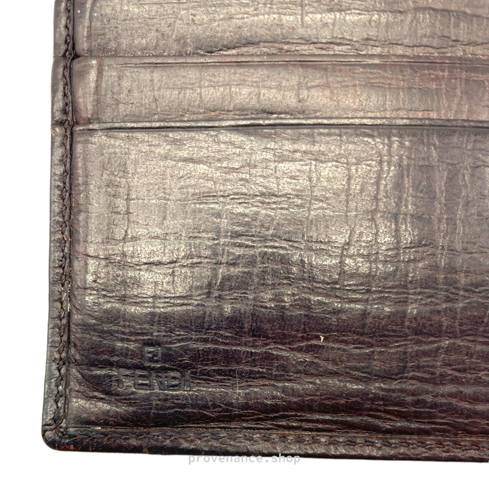 Fendi FF Zucca Bifold Wallet - Brown - 6