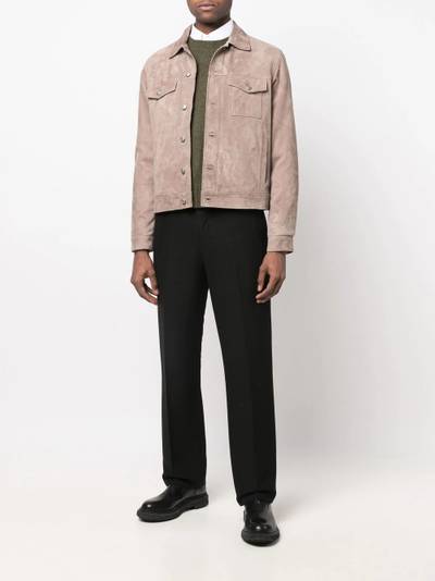 Paul Smith button-up suede jacket outlook