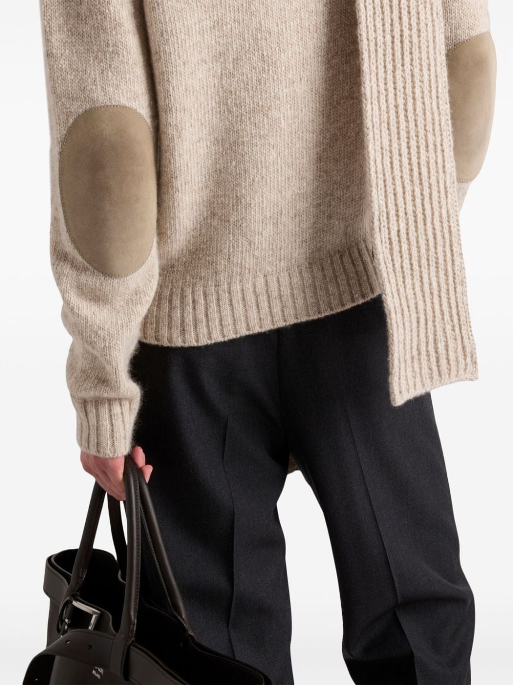 crew-neck cashmere jumper - 6