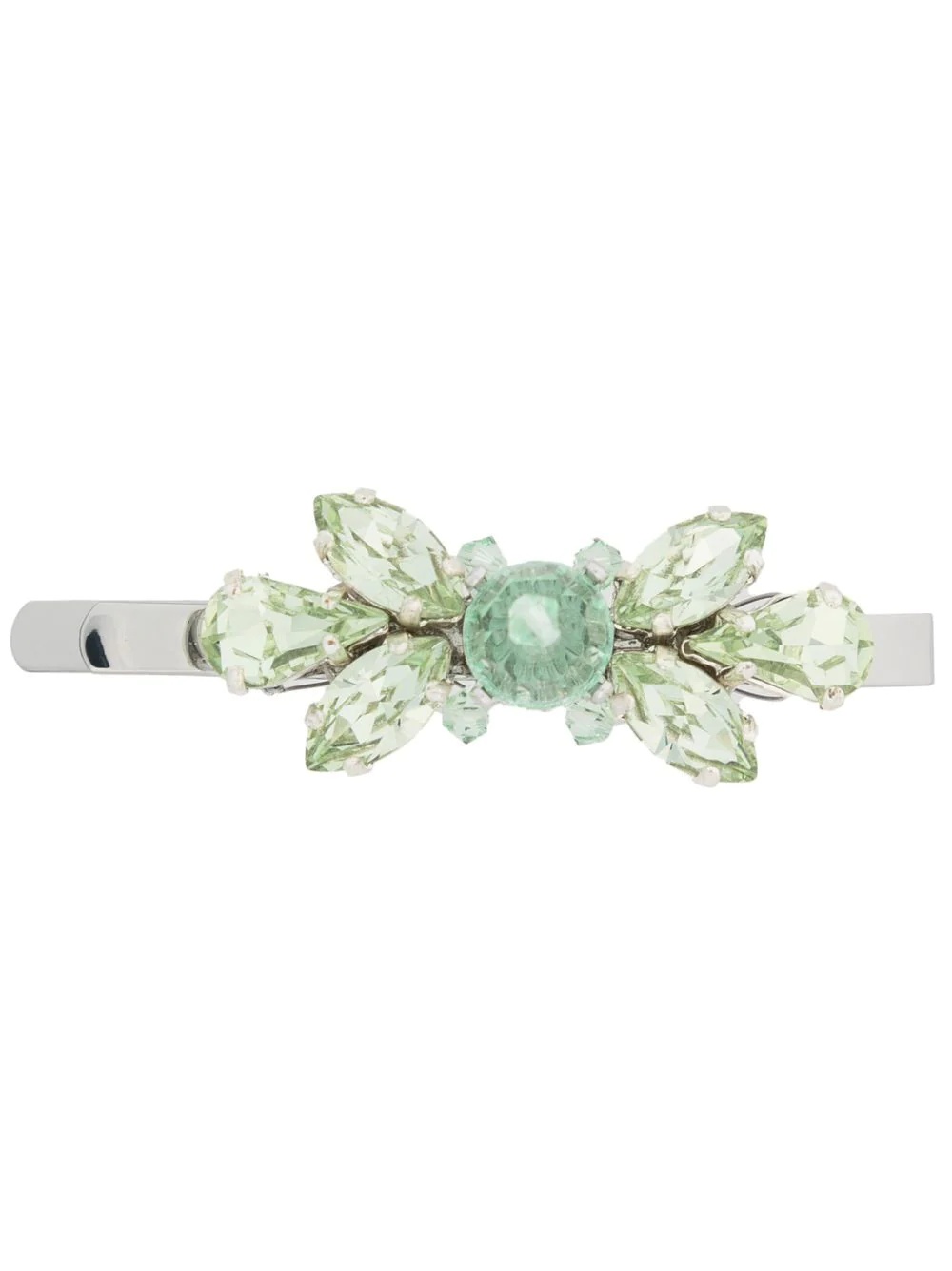 crystal-embellished hair slide - 1