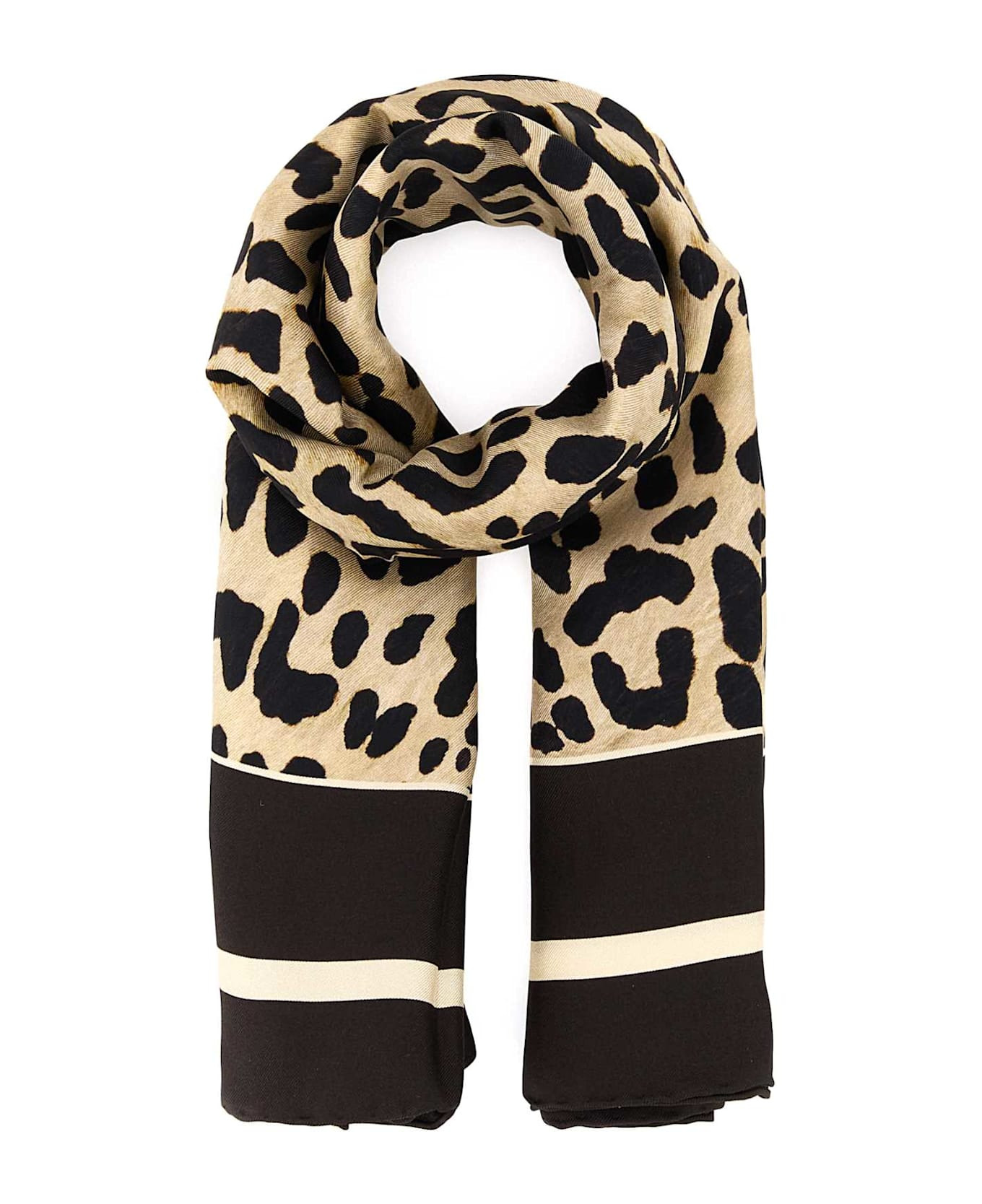 Printed Silk Foulard - 1