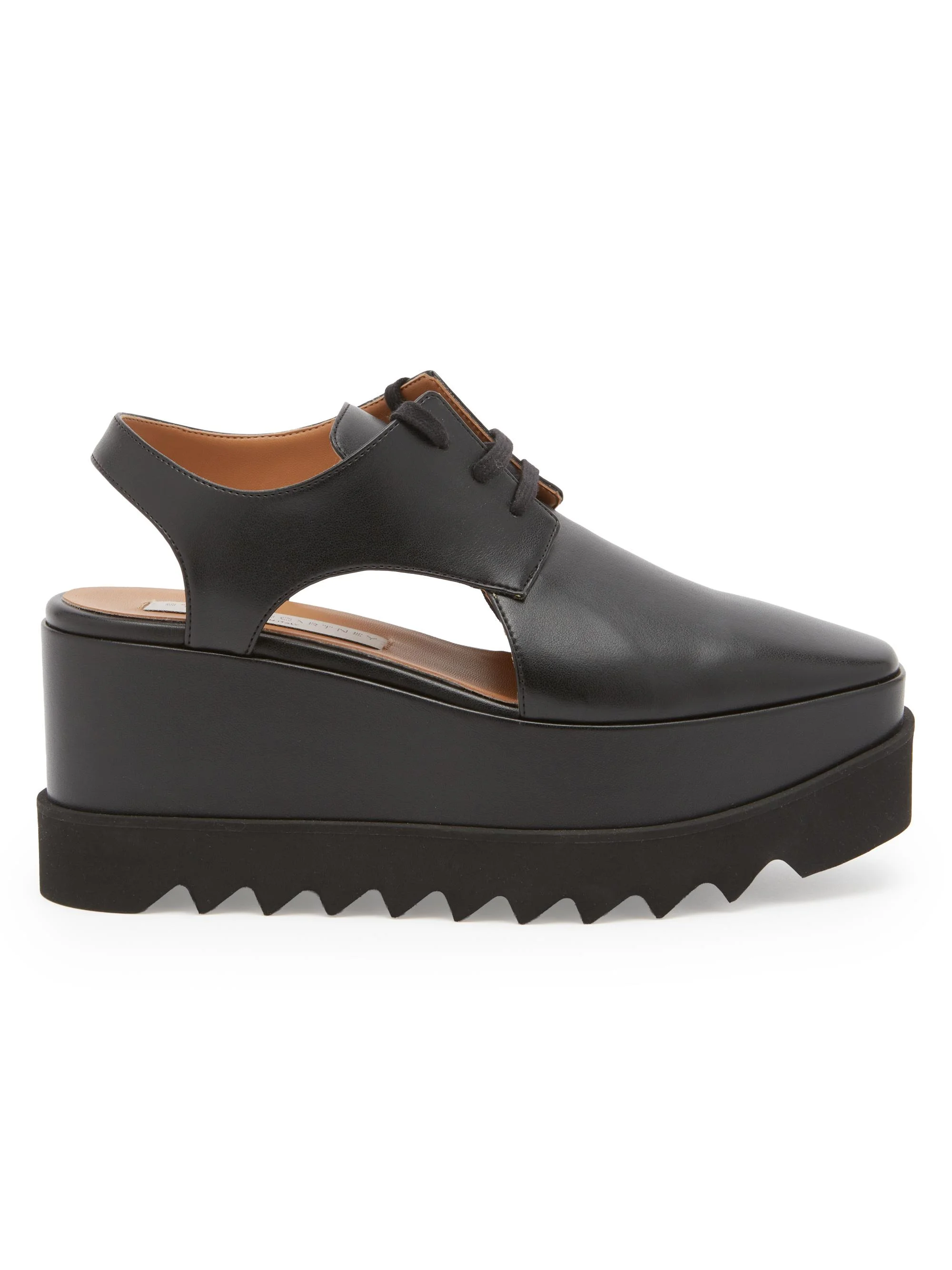 Women's Elyse 75MM Cut-Out Platform Derbys - Black - 1