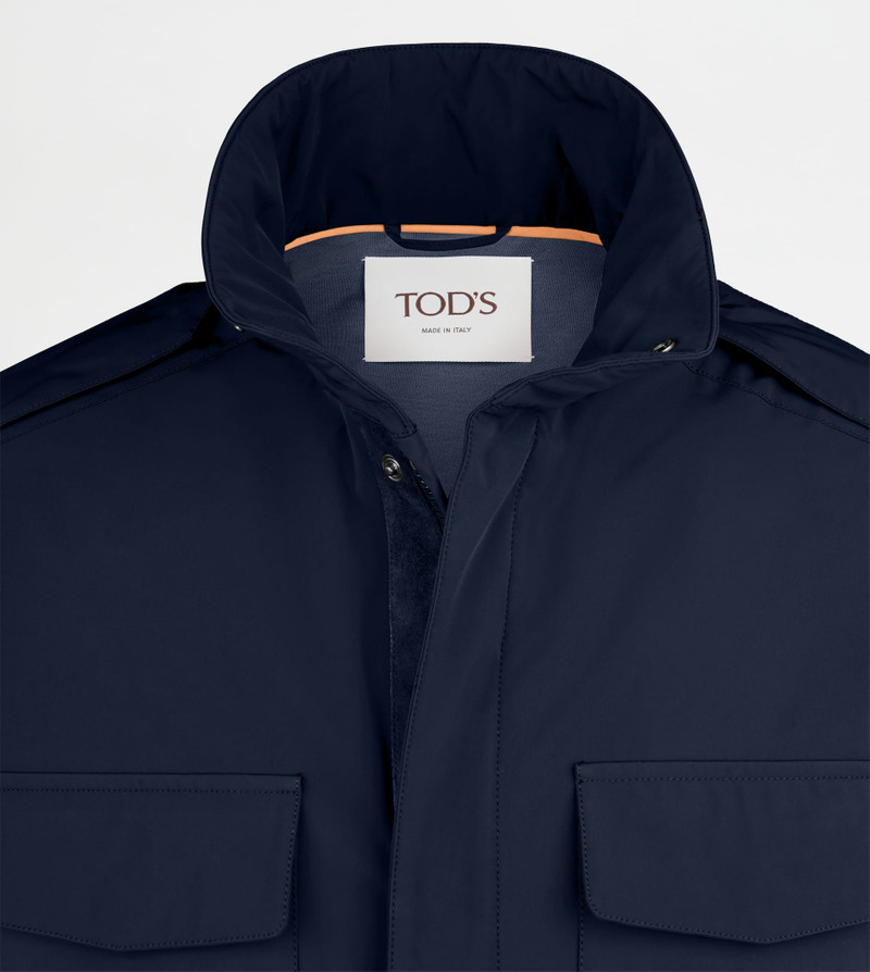 FIELD JACKET IN TECHNICAL FABRIC - BLUE 6