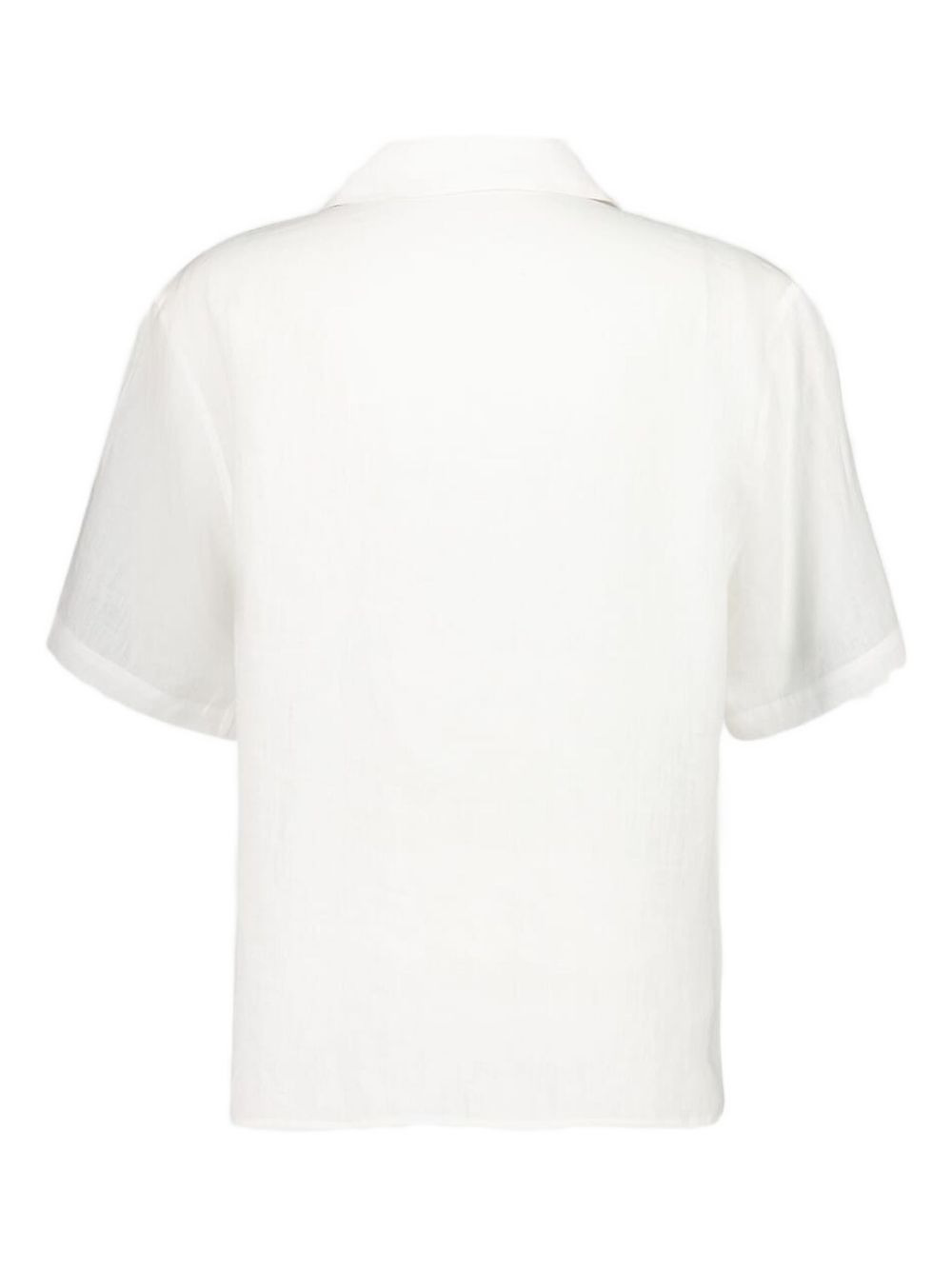 V-neck patch-pocket shirt - 2