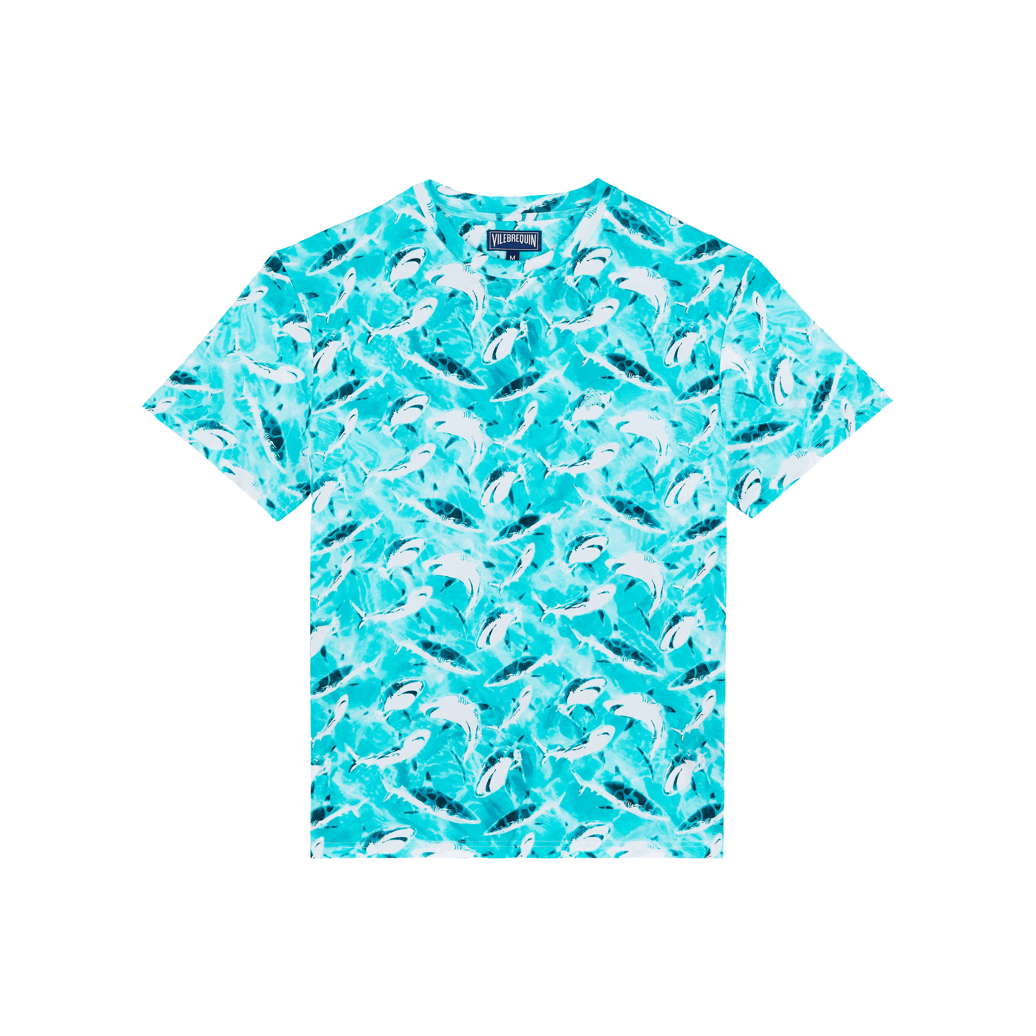 Men Oversize Organic Cotton T-shirt Requins - 1