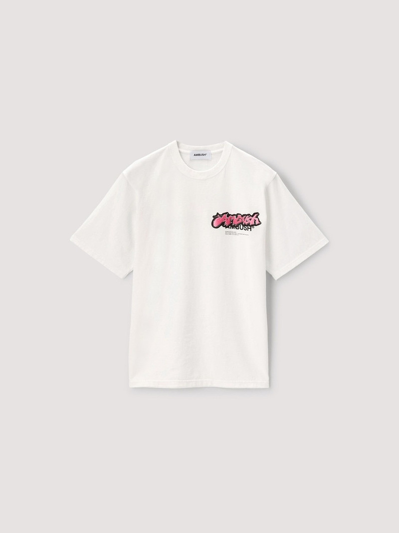Ambush OVER DYE STRICKERS LOGO T-SHIRT outlook