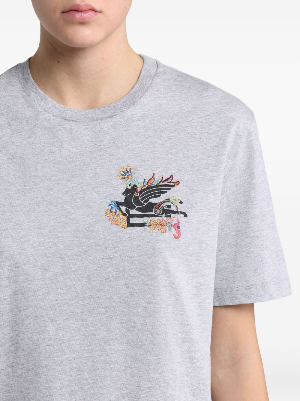 Pegaso-motif T-shirt - 4