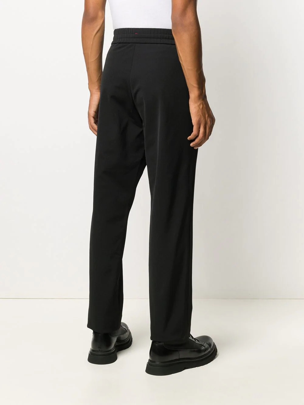 mid-rise straight leg trousers - 4