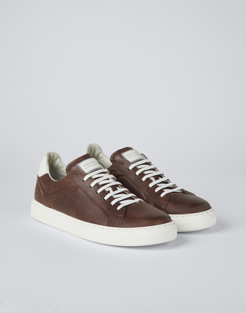 Grained calfskin sneakers 1