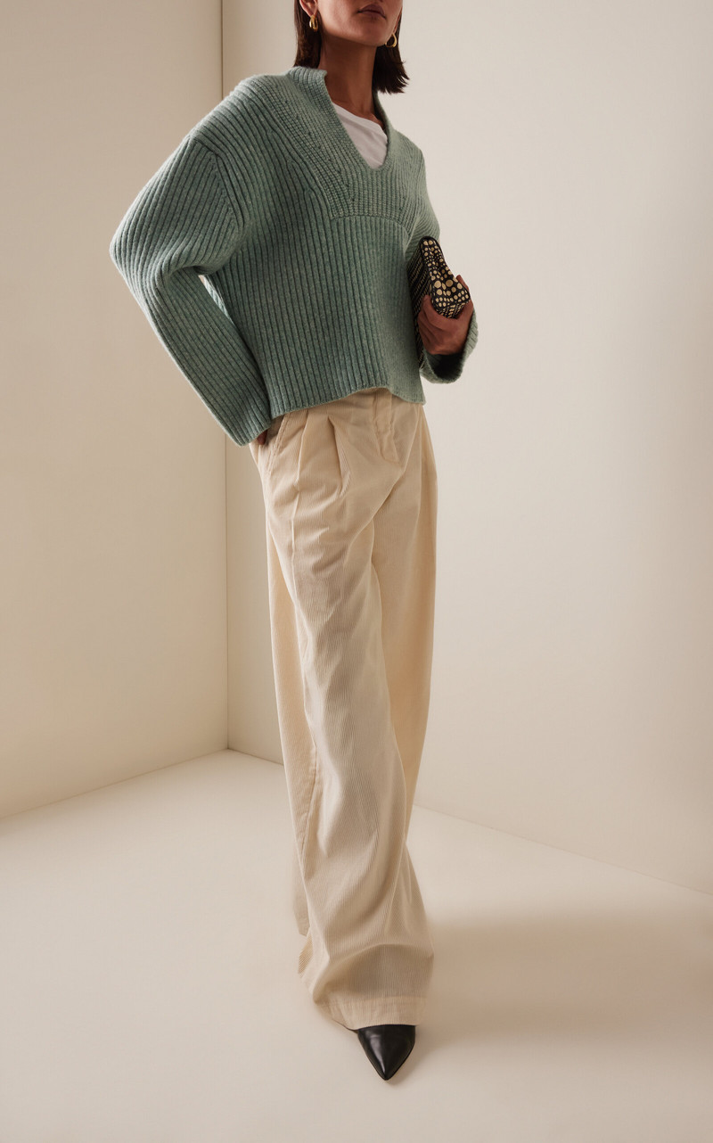 Meron Knit Wool-Blend Sweater blue 3