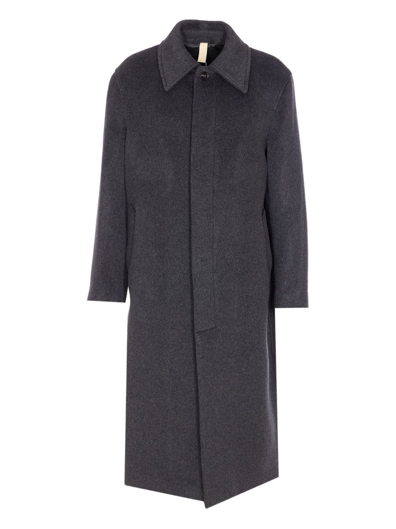 Winter button-fastening pocket coat 1