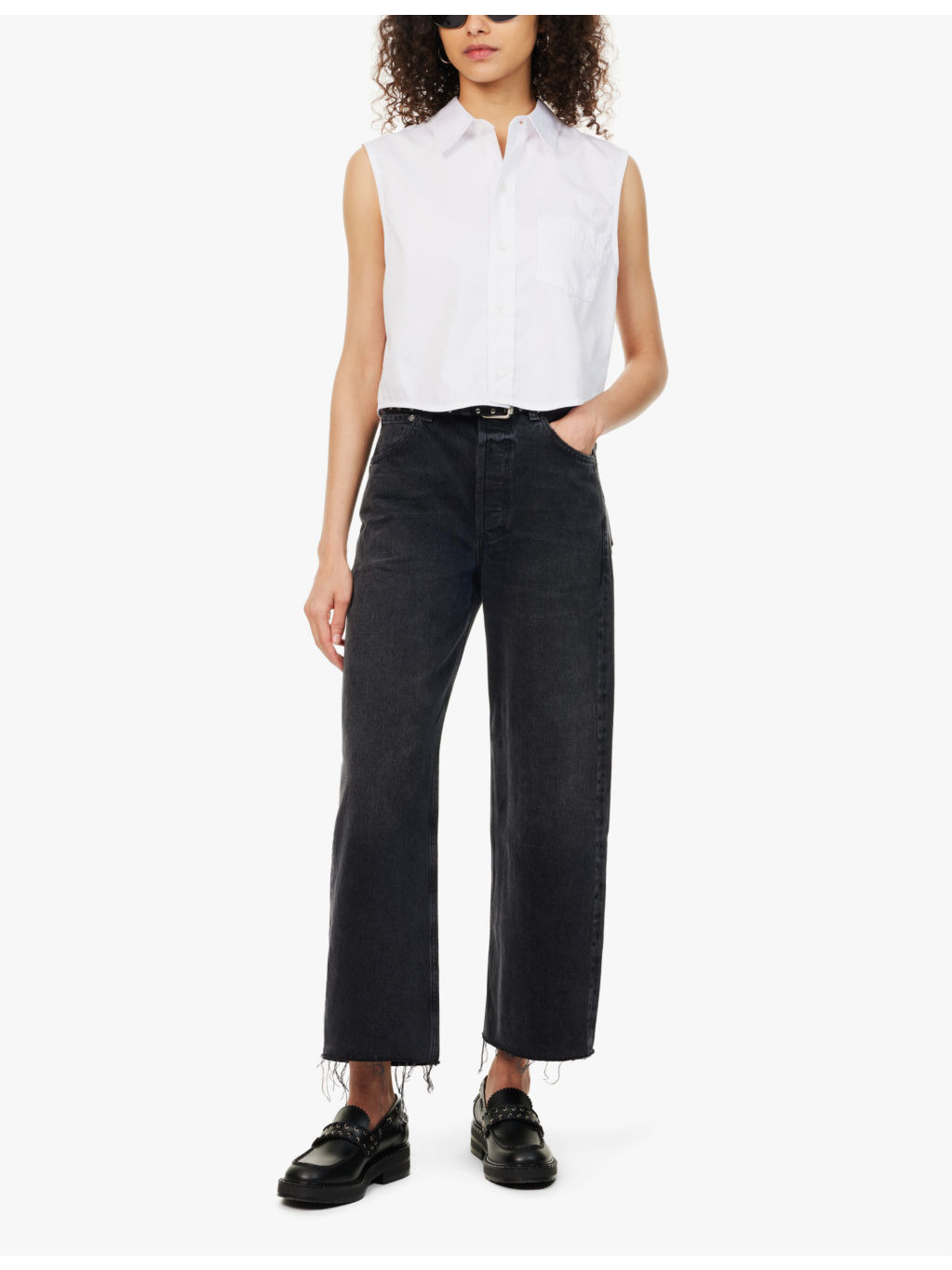 Ayla raw-hem wide-leg jeans - 2