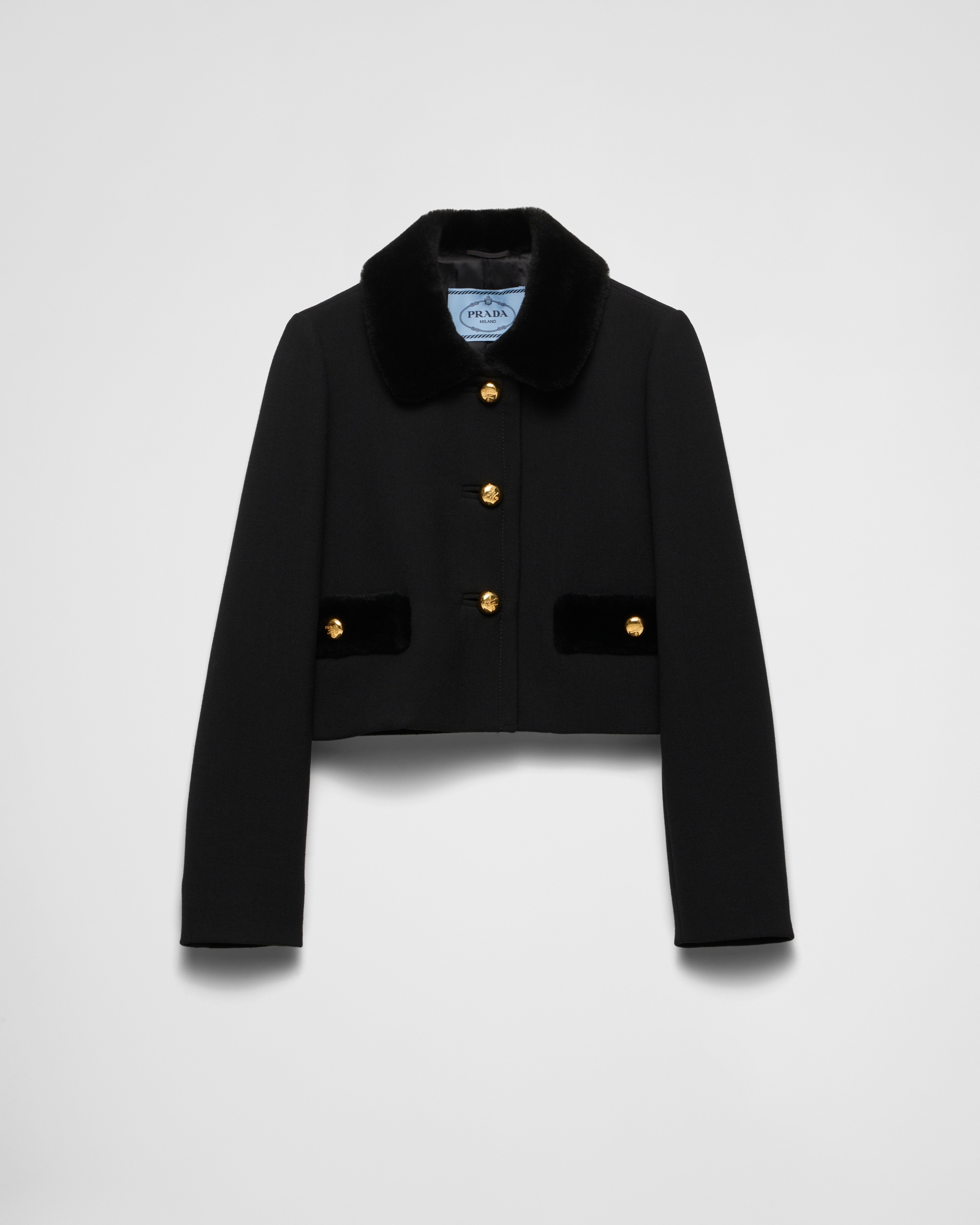 Natté single-breasted jacket - 1