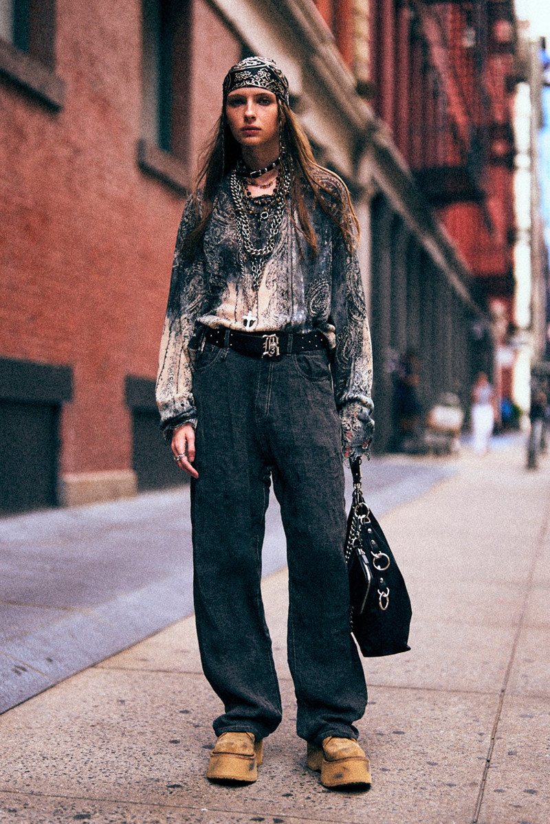 R13 PRINTED BOYFRIEND SWEATER outlook