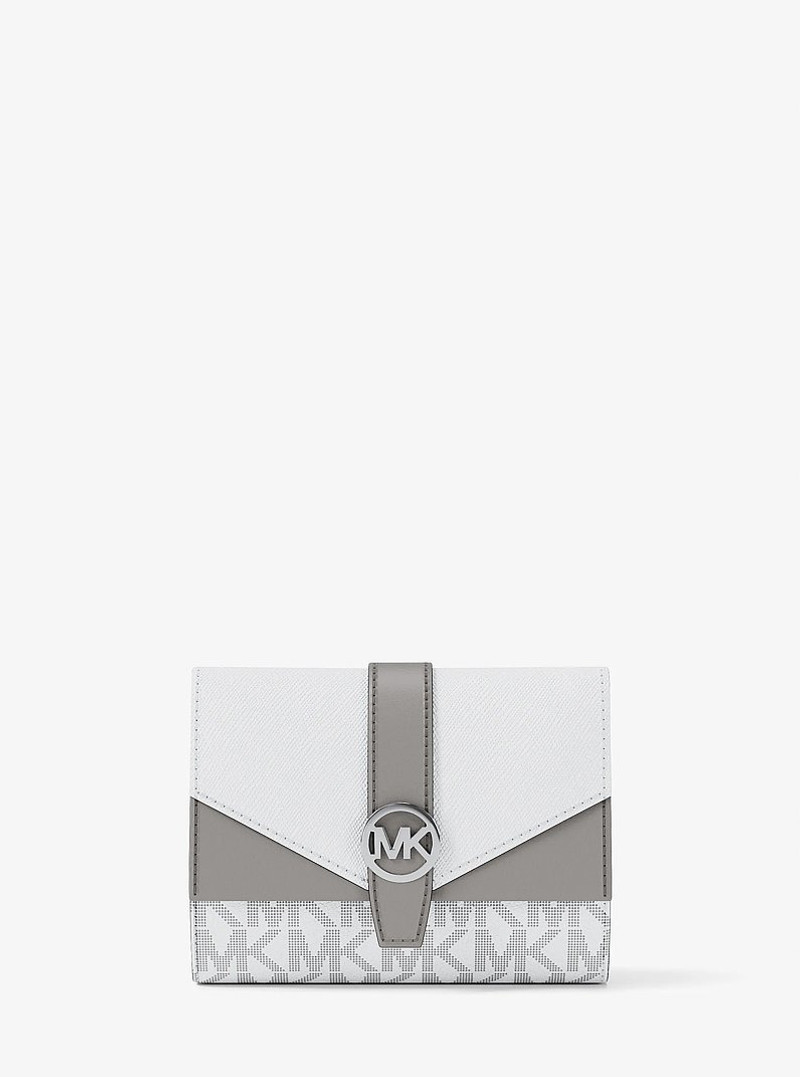 Greenwich Medium Signature Logo Trifold Wallet 1