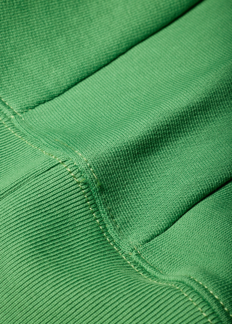 Mid Green Organic Cotton Zebra Logo Sweatshirt 5