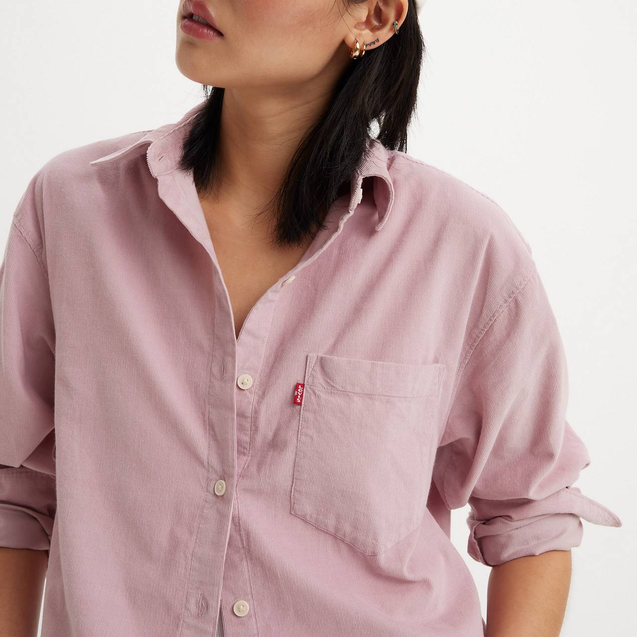 NOLA CORDUROY BUTTON UP SHIRT - 4