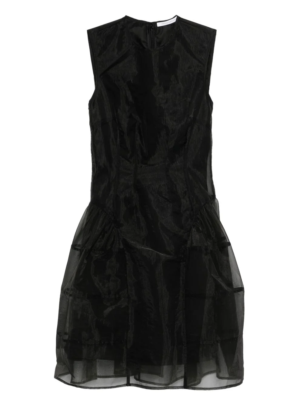 crew-neck mini dress - 1