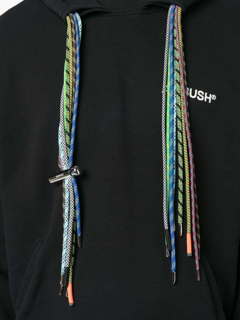 multi-cord long-sleeve hoodie - 5