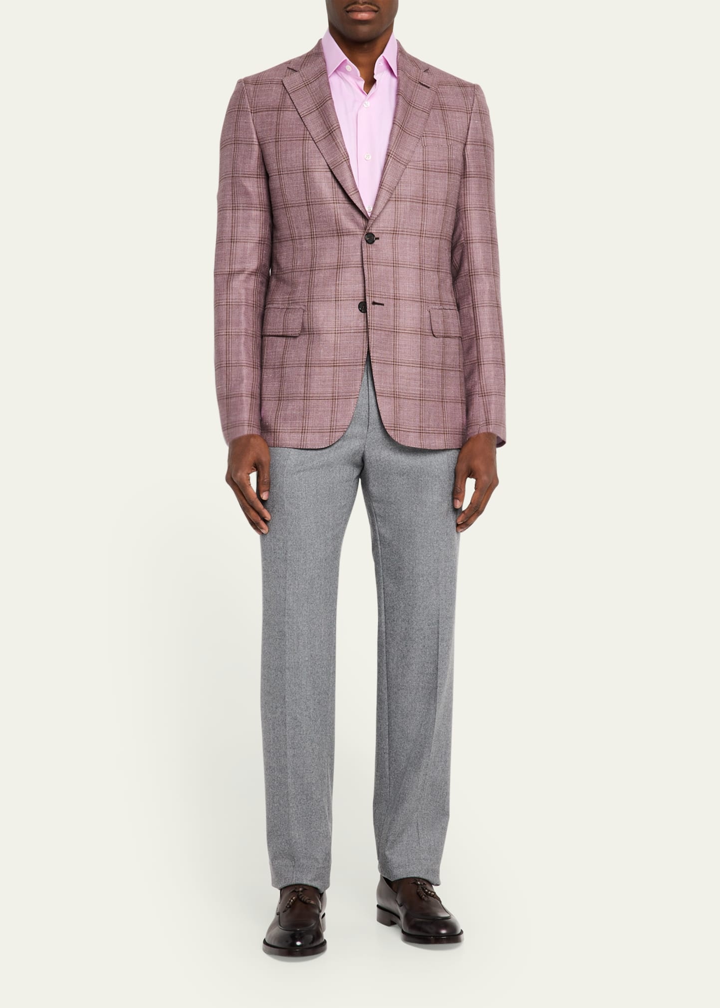 Men's Tonal Plaid Sport Coat - 2