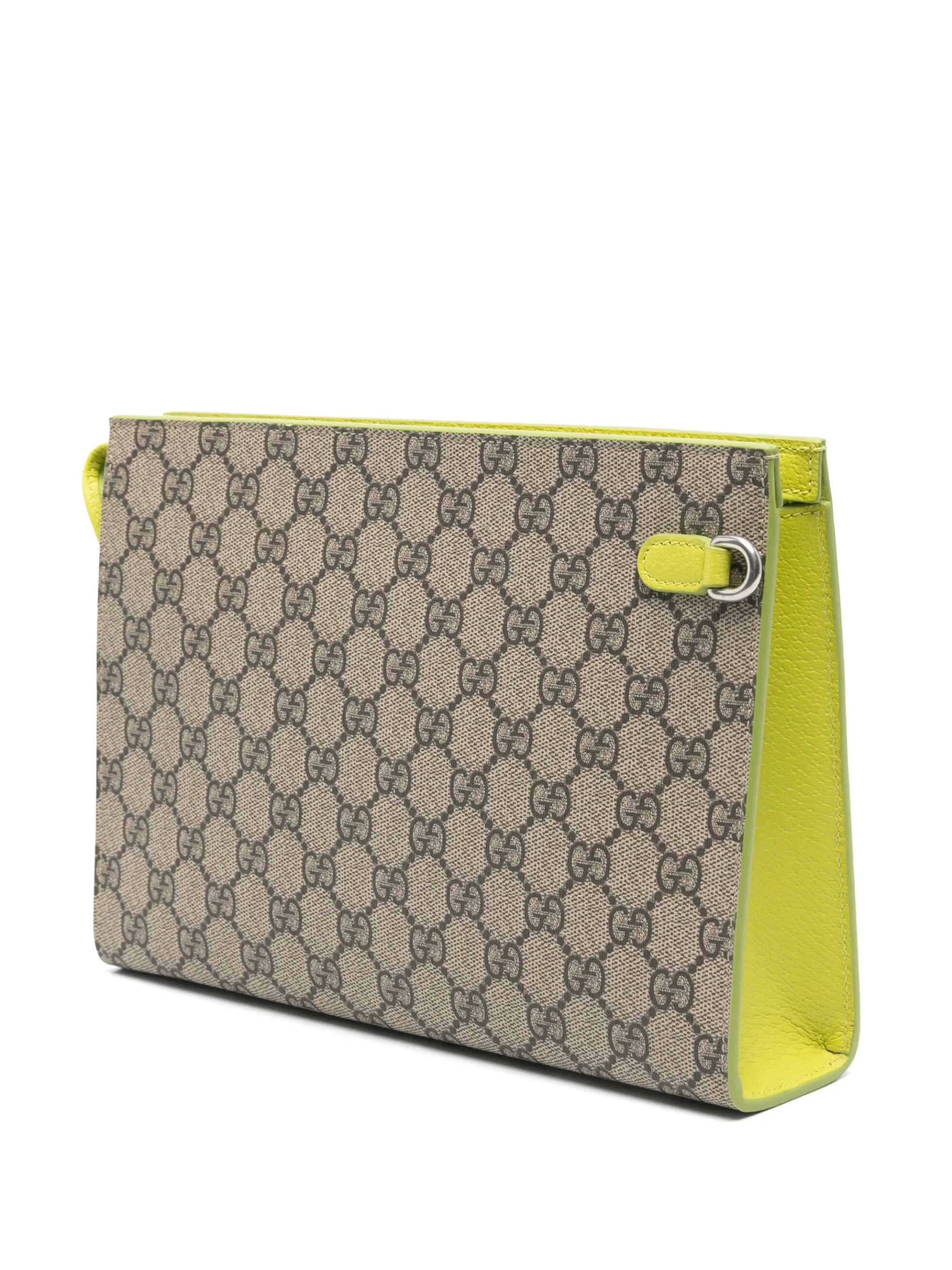 Gucci Small GG Canvas Clutch Bag - 4