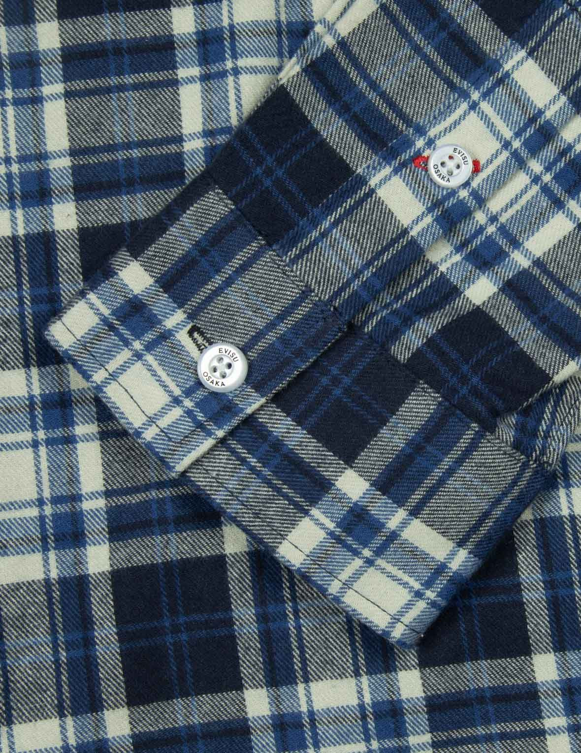 MULTI-LOGO DAICOCK PRINT RELAX FIT CHECK SHIRT - 14