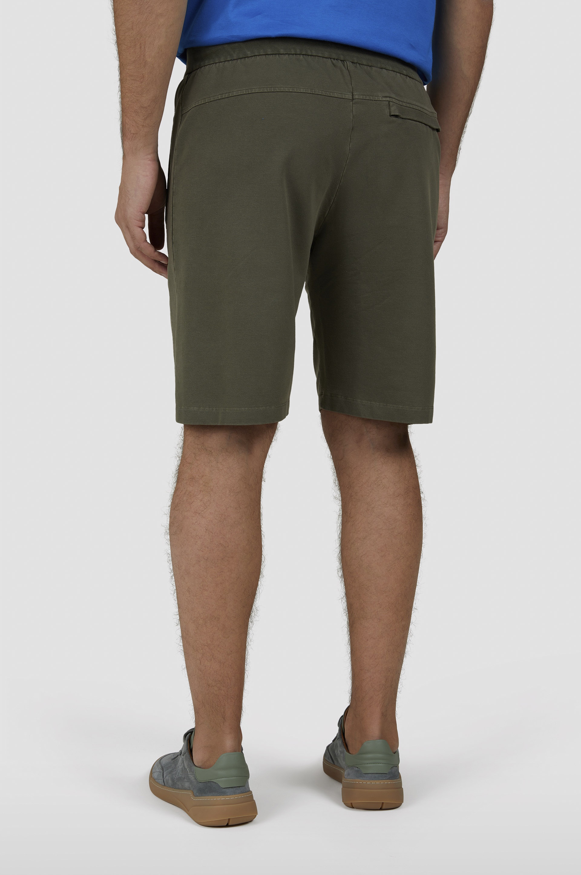 GARMENT-DYED BERMUDA IN X-SOFT FLEECE COTTON - 3