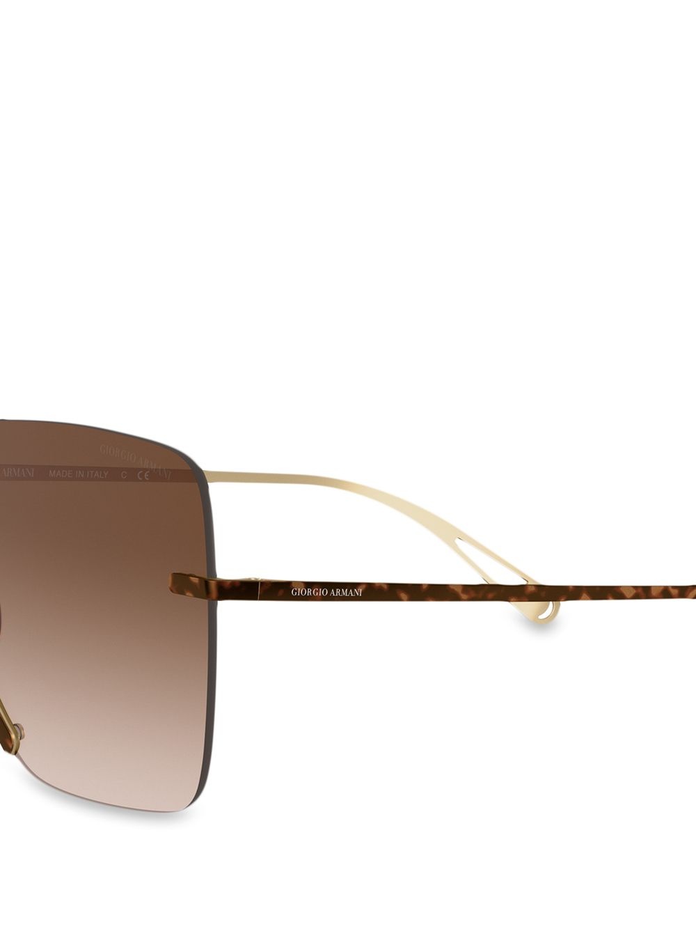oversized-frame sunglasses - 3