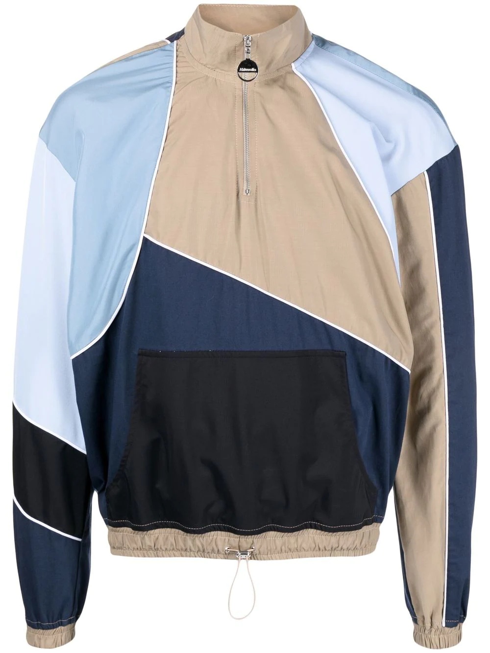 panelled design lightweight jacket - 1