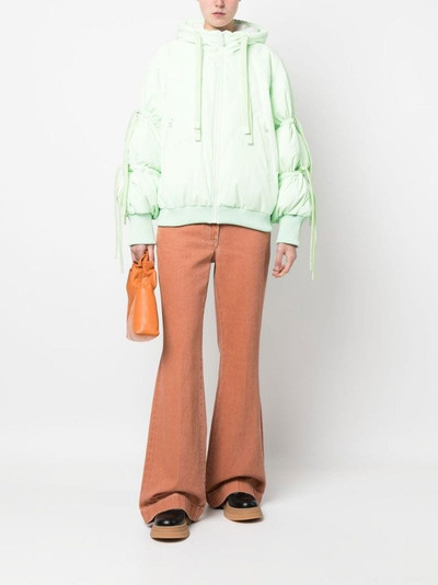 CHEN PENG drawstring  hooded jackets outlook