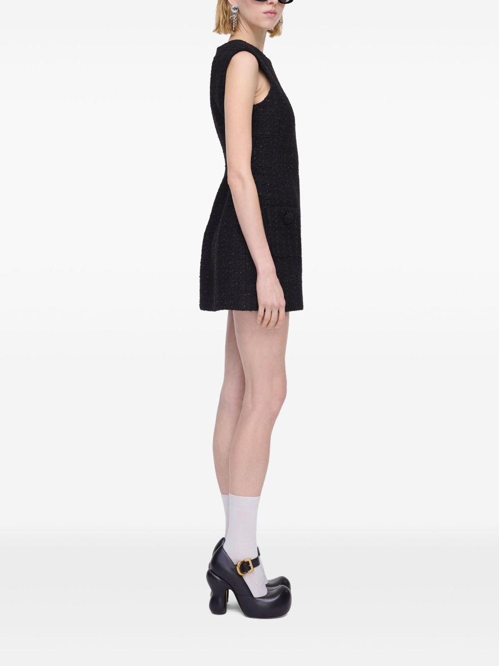 tweed mini dress - 3