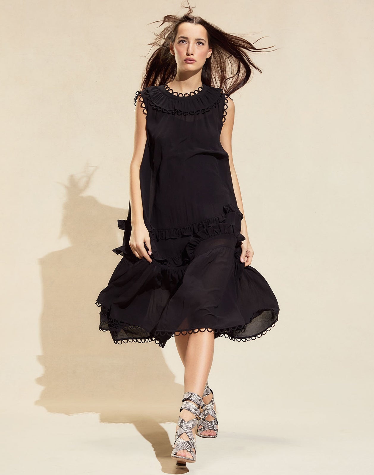 Annabelle Sleeveless Midi Dress - 2