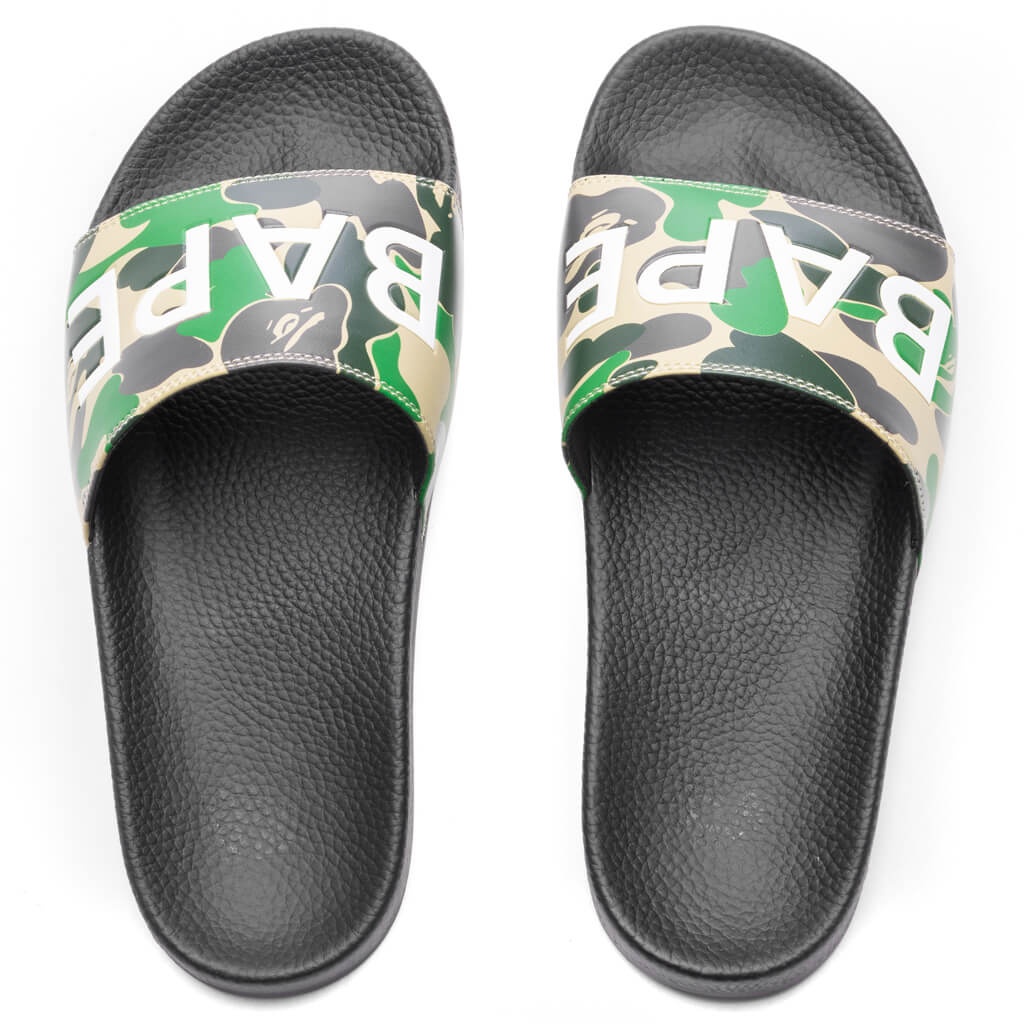 ABC CAMO SLIDE SANDALS  - GREEN - 2