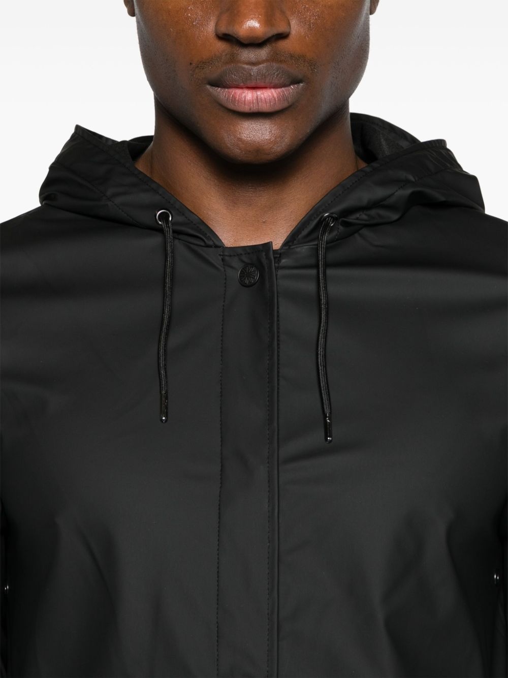 button-up hooded parka - 6