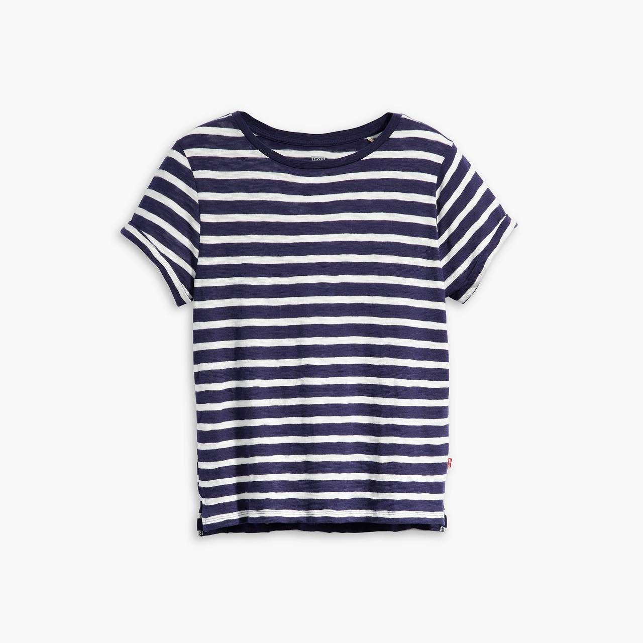 STRIPED MARGOT SHORT SLEEVE T-SHIRT - 1